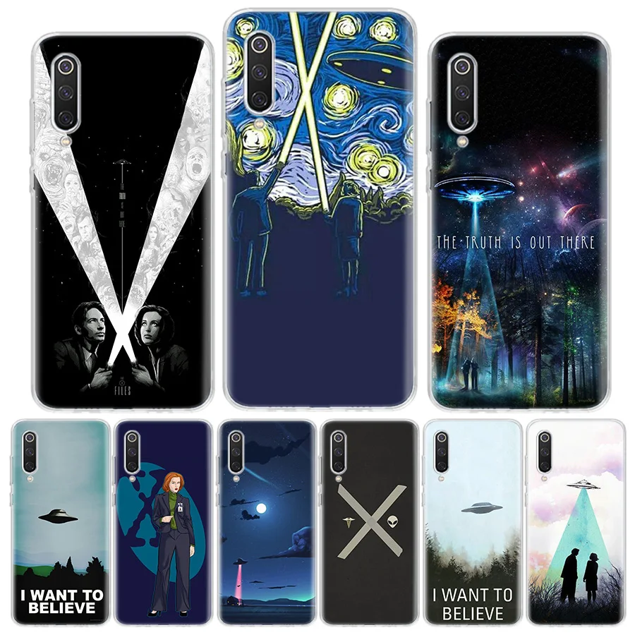 The X Files I Want to Believe Phone Case For Xiaomi M3 X3 5X 6X CC9 F1 F2 F3 Mi 8 9 9T 10T 11 Note 10 Pro A1 A2 A3 Cover Capa | Мобильные
