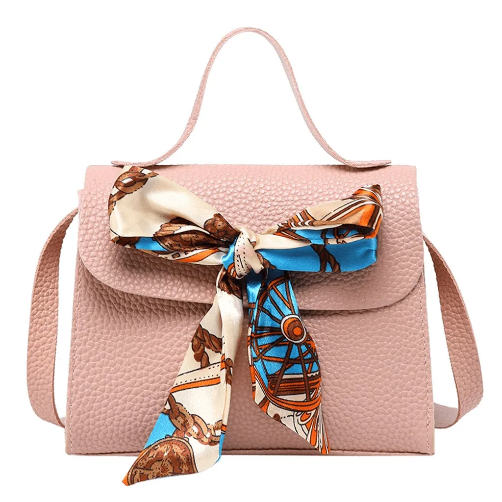 

Fashion Lady Litchi Scarf Shoulders Small Bag Cover Buckle Letter Purse Mobile Messenger Girls Bag Floral Casual Decoration #LR1