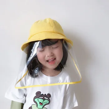 

Family Matching Solid Hat Safety Helmet Protective Cap Fisherman Corduroy Hats Kids Adult