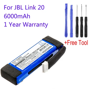 

Cameron Sino P763098 01A For JBL Link 20 CS-JBL200SL 6000mAh Mini Bluetooth CS Replacement Loudspeaker Battery Accu
