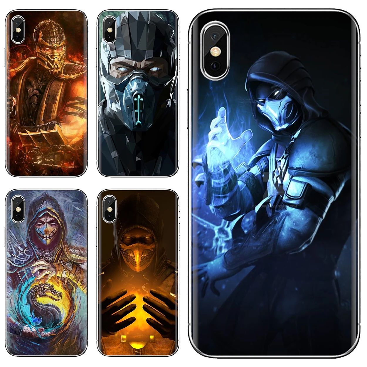 Мягкий чехол для Samsung Galaxy J1 J2 J3 J4 J5 J6 J7 J8 Plus 2018 Prime 2015 2016 2017 EU Scorpion Sub Zero Mortal Kombate |