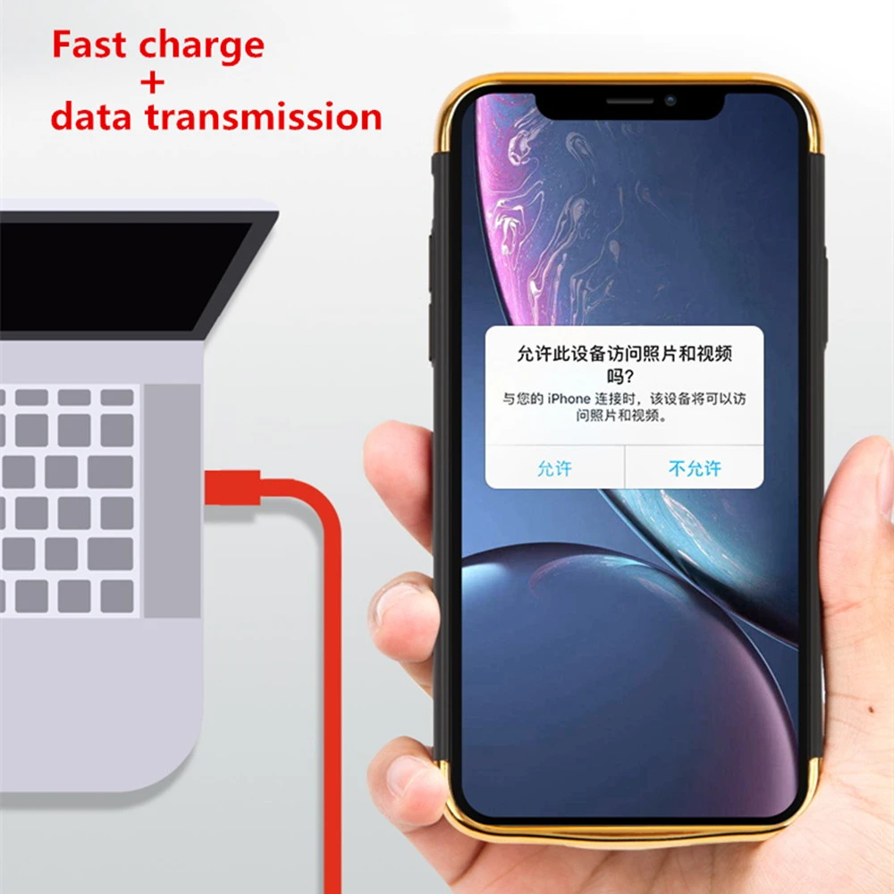 Чехол с аккумулятором для iPhone 11 Pro Max 5500/6000 мАч чехол внешним зарядным