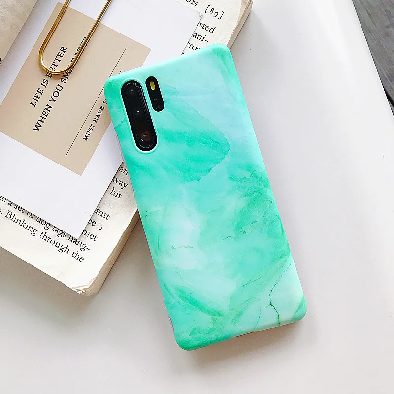 Матовый мраморный чехол для huawei mate 20 P20 Pro Lite P30 Pro Lite Note 3i 4, мягкий силиконовый чехол-бампер для телефона