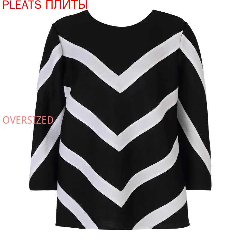 Miyake Pleated Underlay Women's New Stripe
