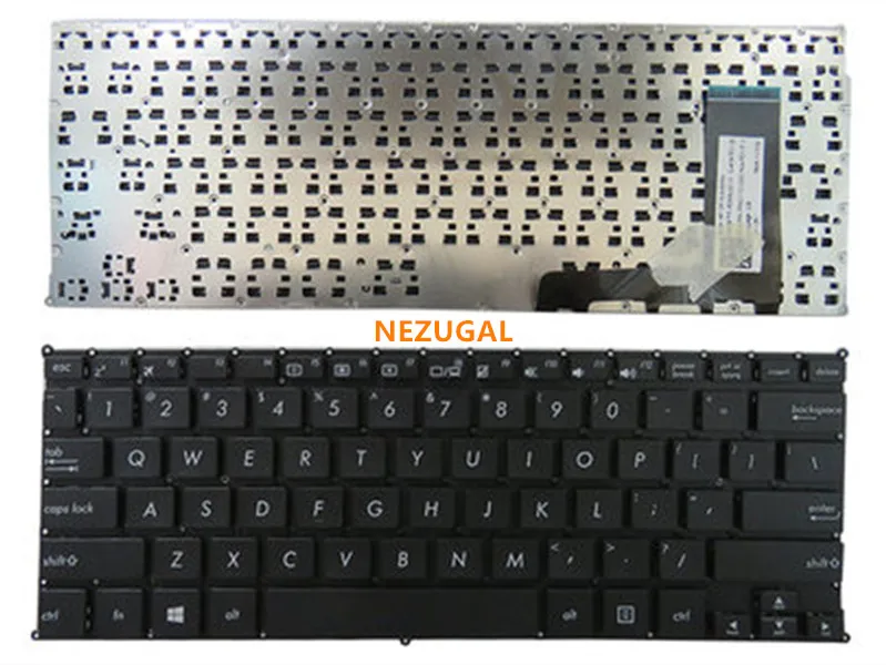

Английская клавиатура для ноутбука ASUS X205, X205T, X205TA, E202, E202S, E205, E202MA, TP201SA, США, черная и белая