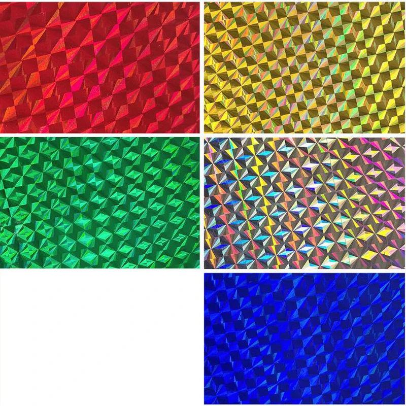 5PCS/Lot DIY Holographic Lure Sticker 20*10cm
