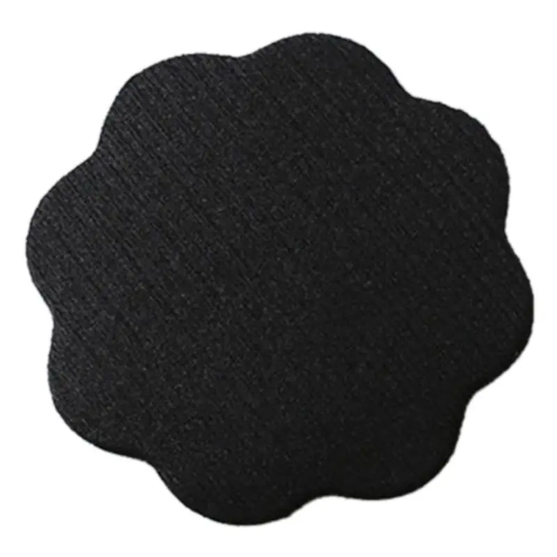 G Women Invisible Silicone Pasties Round Flower Shape Nipple Cover Reusable Adhesive Swimsuit Breast Pad Waterproof Bra Accessory - Color: G