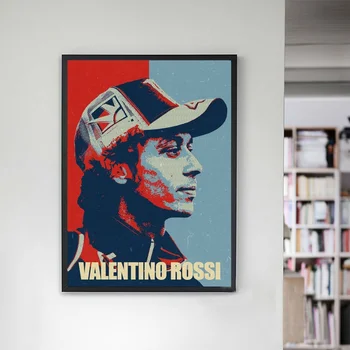 

Valentino Rossi Canvas Print Wall Art Home Decor Poster No Frame