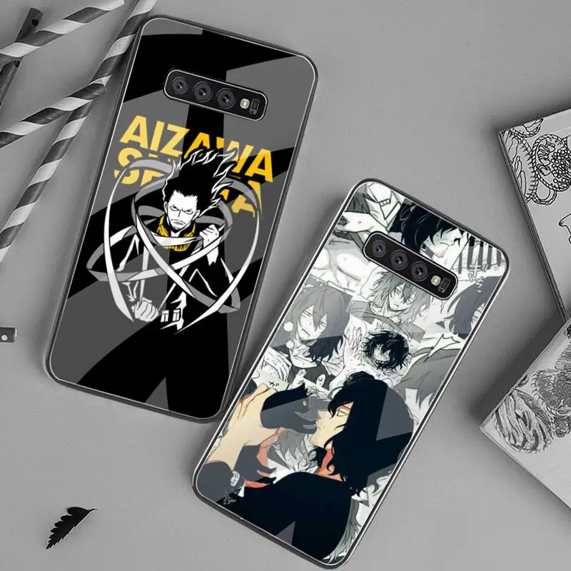 

Eraser head Shota aizawa My Hero Academia Phone Case Tempered Glass For Samsung S20 Plus S7 S8 S9 S10 Plus Note 8 9 10 Plus