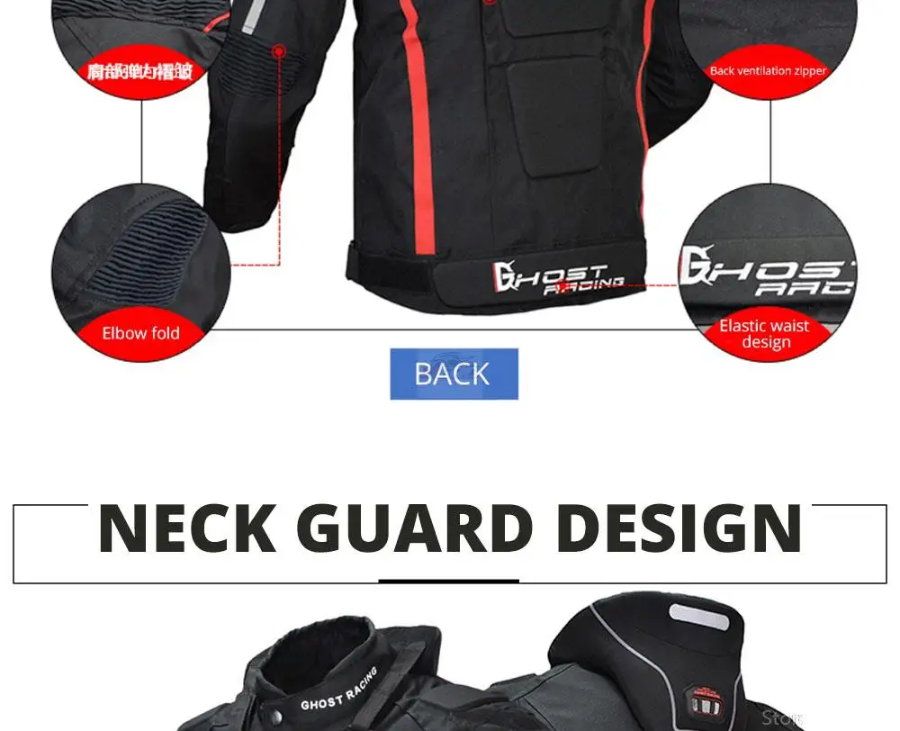 Waterproof Motorcycle Jacket Pants Off-Road Racing Motocross Riding Jacket Suit Men Windproof Touring Moto Protective Suit