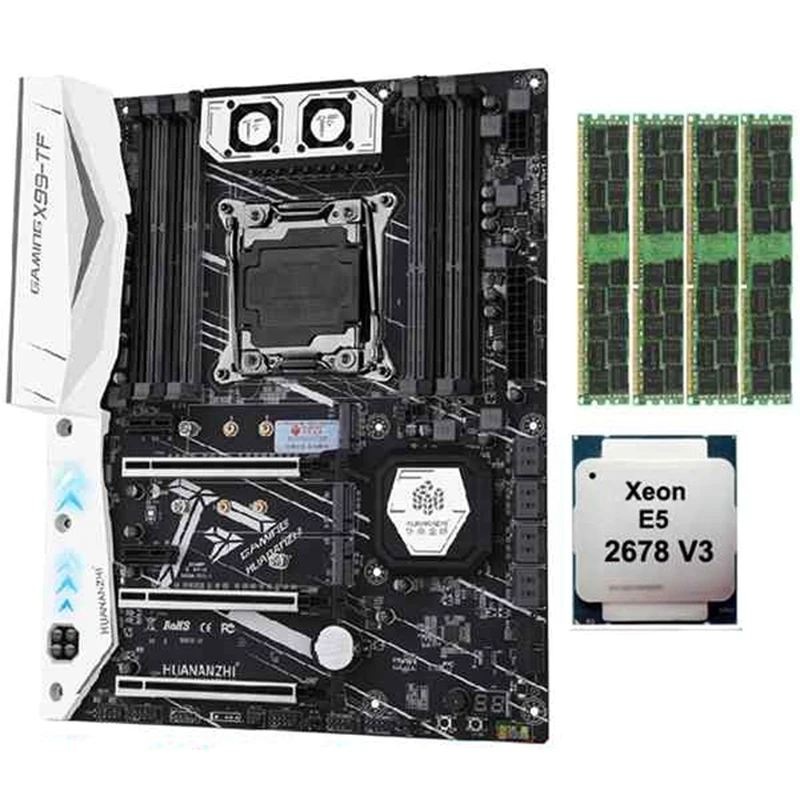 Материнская плата HUANANZHI X99 с двумя слотами M.2 NVME поддержка DDR3 DDR4 LGA2011 3 и LGA 2011 Intel Xeon