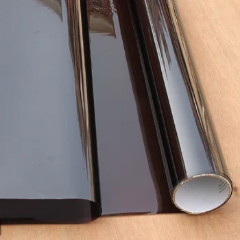 

Tea Brown Sunscreen Glass Film Self-Adhesive Privacy Protection One Way Mirror UV-Proof Drop-Shipping Home Office Decoration