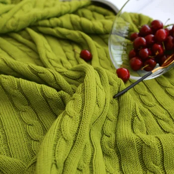 

Cotton Knitted Twist Throw Blanket Soft Twist Weighted Blanket Bedspread Blamket For Bed Sofa Warm Manta de cama Dropshipping