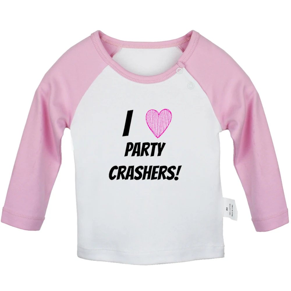 Собака надписи MOM Love Heart выбрать любовь сердца вечерние Crashers для новорожденных, футболки для малышей, детей ясельного возраста Графический Реглан Цвет футболка с длинными рукавами Топы