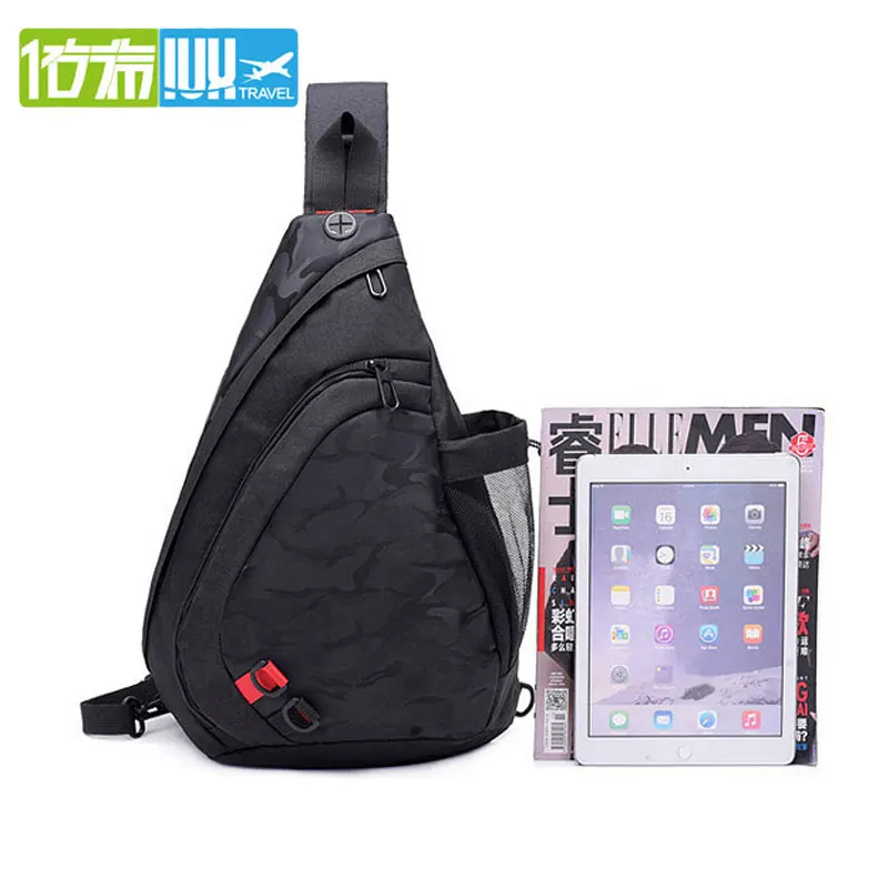 IUX Sling Bag Наплечная упаковка сумки через плечо мужская сумка через плечо с usb-портом для зарядки маленькая сумка мужской кошелек