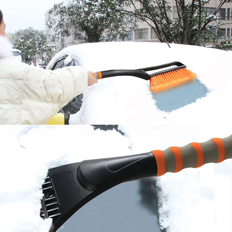 Car Shoveling Snow Removal Ice Defrost Scraping Snow Sweeping Brush