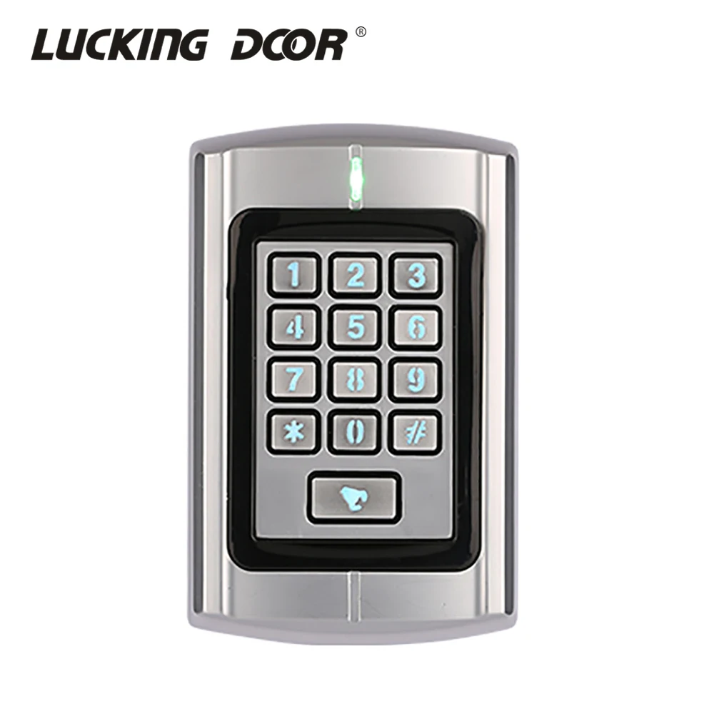 

Metal Waterproof IP65 125KHZ Rfid Access Control Machine Keypad 1000 Users13.56MHZ IC Card Door Access Control System RT380