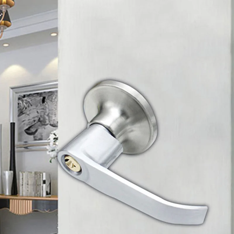 

Three Pole Handle Lock High-grade Zinc Alloy Handle Lock Three Pole Ball Door Lock Bedroom Bathroom Hardware Accessories