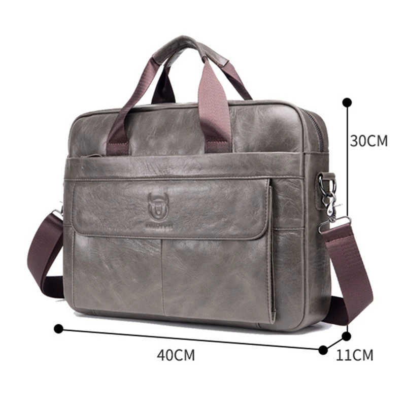 Black Men Bags Business Real Cow Genuine Leather Handbags Brown Computer Attache Case Briefcase Laptop Messenger Office 0009