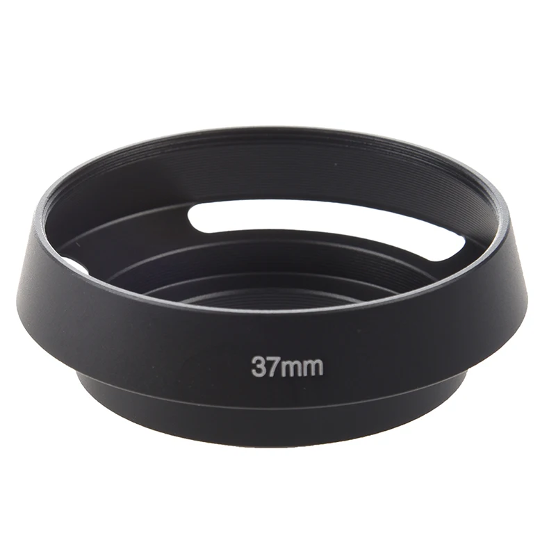 Black Screw Mount 37mm Metal Hood for Leica Summinin Elmar Lens | Электроника
