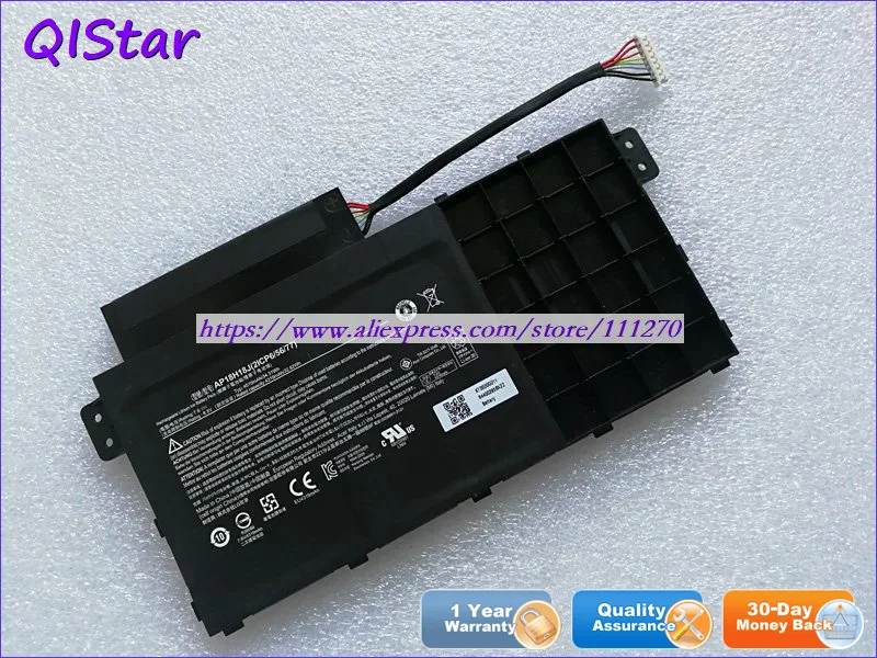 QISTAR 7,6 V 4515mAh подлинный AP18H18J Аккумулятор для ноутбука acer