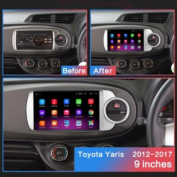 

4GB RAM 64GB ROM 2din Android 10.0 Radio For Toyota Yaris 2013 2012 Right Wheel Car GPS Navigation Stereo 4G WiFi Multimedia