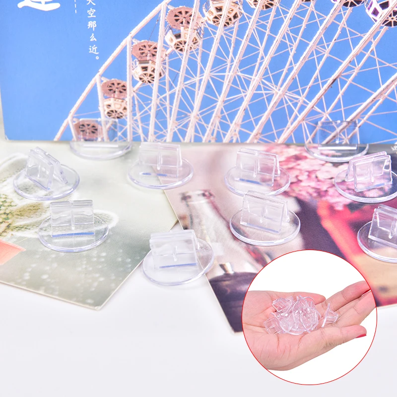 

10PCS/Lot NEW Set High Quality Transparent Plastic Stand for 2mm Paper Card Board Game Components Card Holder For Game Cards