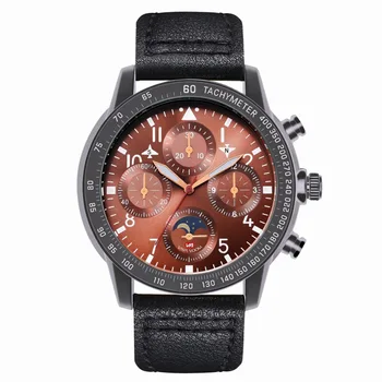 

Men Leather Band Quartz Wristwatches Small Dial Waterproof Luxury Sport Watch Classic Pin Buckle Male Fashion Business Watches