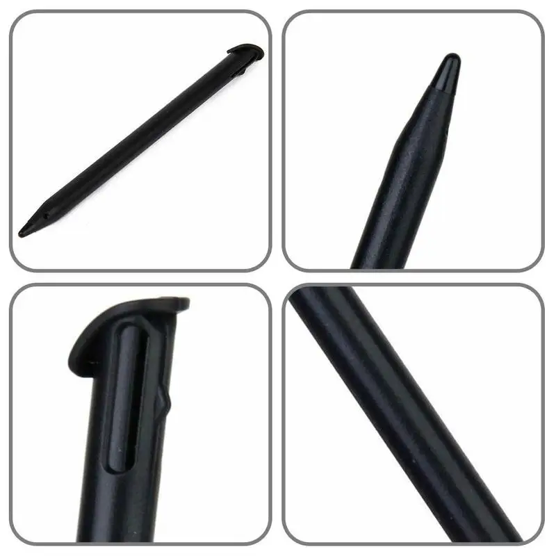 5 Pcs Wireless Black Abs Material Stylus Plastic Screen Stylus Pencil Stylus For Nintendo Wii U Gamepad Console Games Component