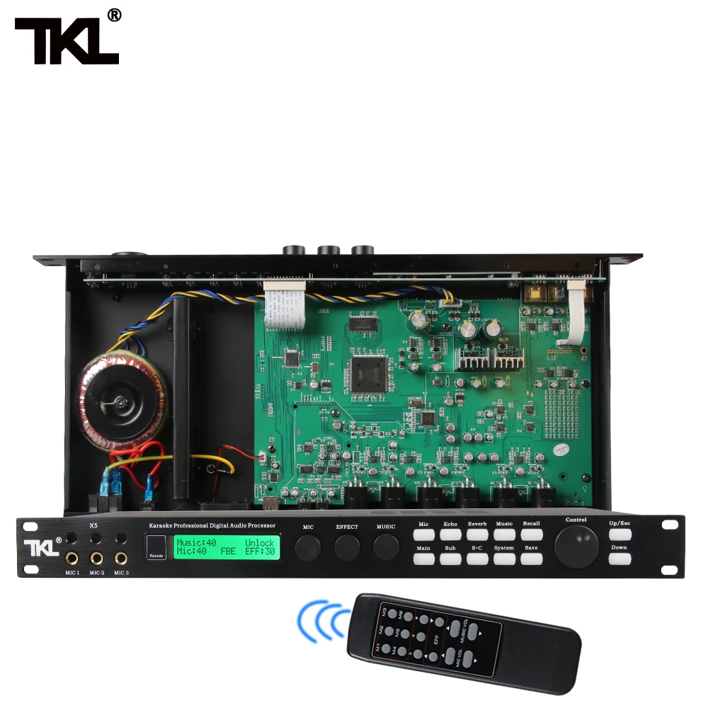 TKL X5 전문 디지털 효과 프로세서 USB/내장 소프트웨어 제어 오디오 프로세서