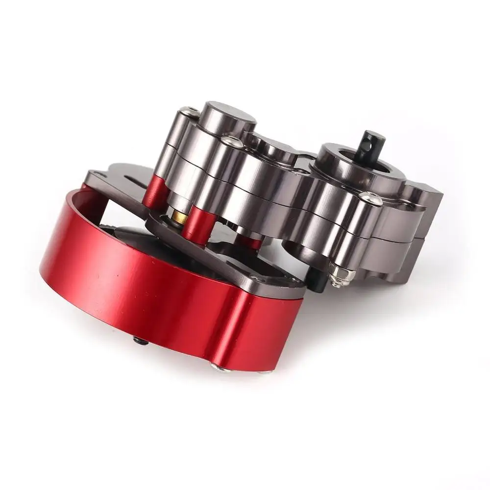 

1/10 scale Aluminum Transmission Gearbox replacement for AXIAL SCX10 for Monster Truck RC Car Crawler Accessories