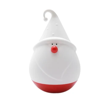 

Christmas LED Snowman Elderly USB Charging Night Light Silicone Lamp,Rechargeable Bedside Lamps