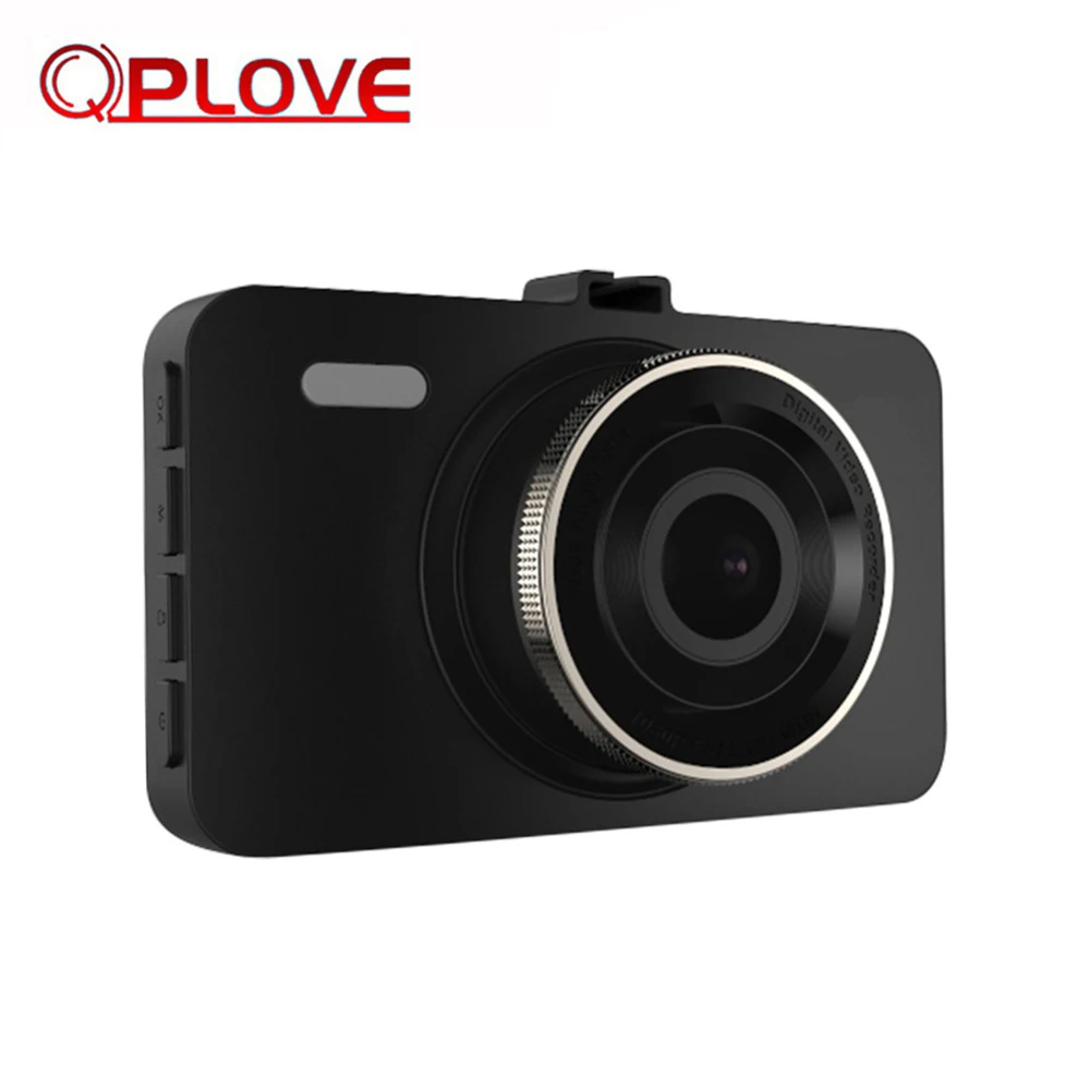 QPLOVE 1080P HD Автомобильный видеорегистратор с 3-дюймовым ips экраном WDR G Сенсорная технология поддерживает парковочный монитор ночного видения Автомобильный регистратор