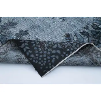 

190x320 Cm Grey Handmade Over Dyed Rug-6x10 Ft