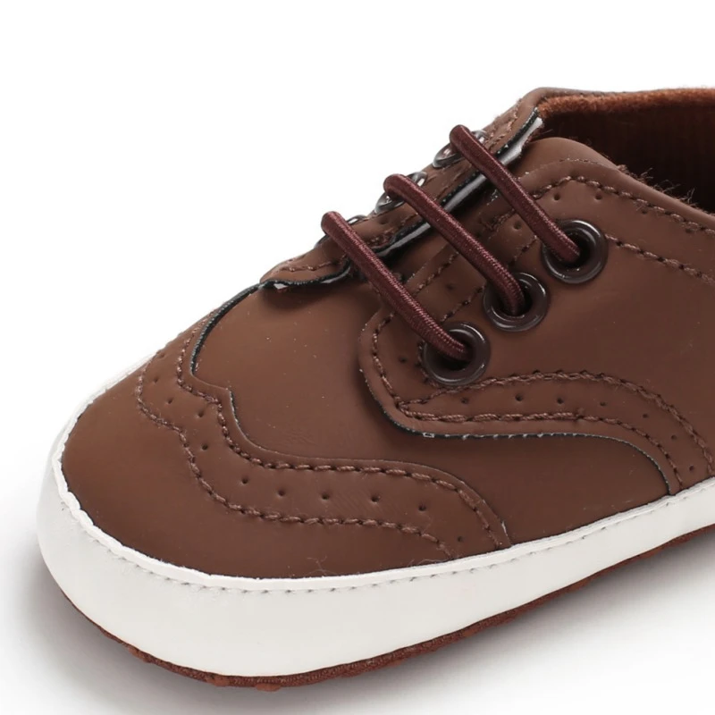 Spring Boys Shoes 0-18 Months Newborn Baby Shoes PU Strap Fashion Cotton Boys Shoes First Walker Casual Toddler Prewalker