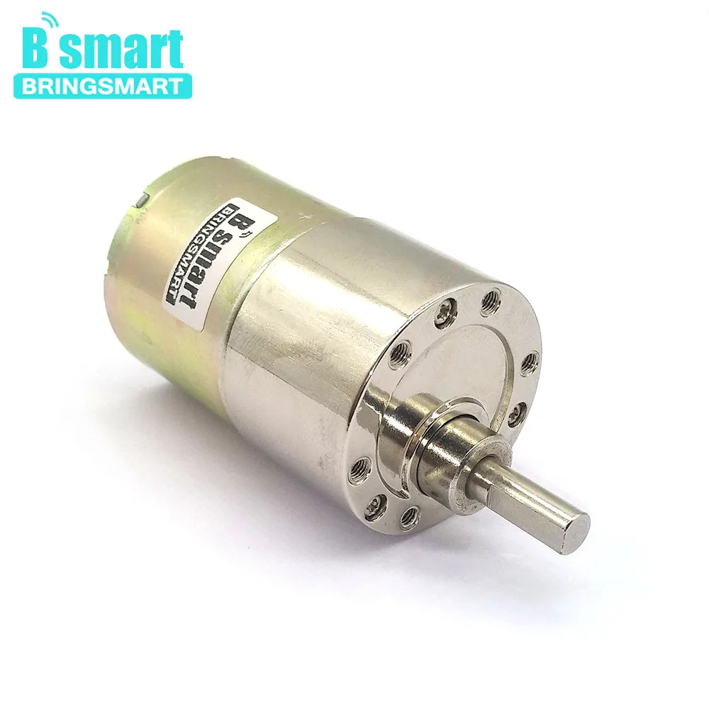 Bringsmart 37GB520 DC 12 D вал цельнометаллический 37 мм диаметр коробки передач вольт 24 в