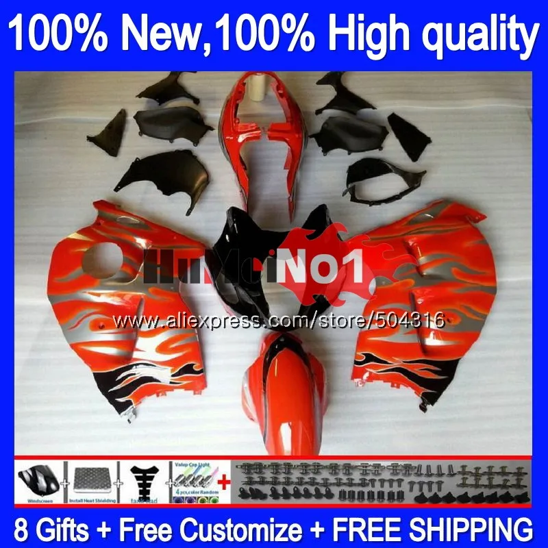 GSXR-1300 для SUZUKI Hayabusa GSXR 1300 28MC. 89 Горячая orange GSXR1300 2002 2003 2004 2005 2006 2007 96 02 03 04 05 06 07 обтекатель