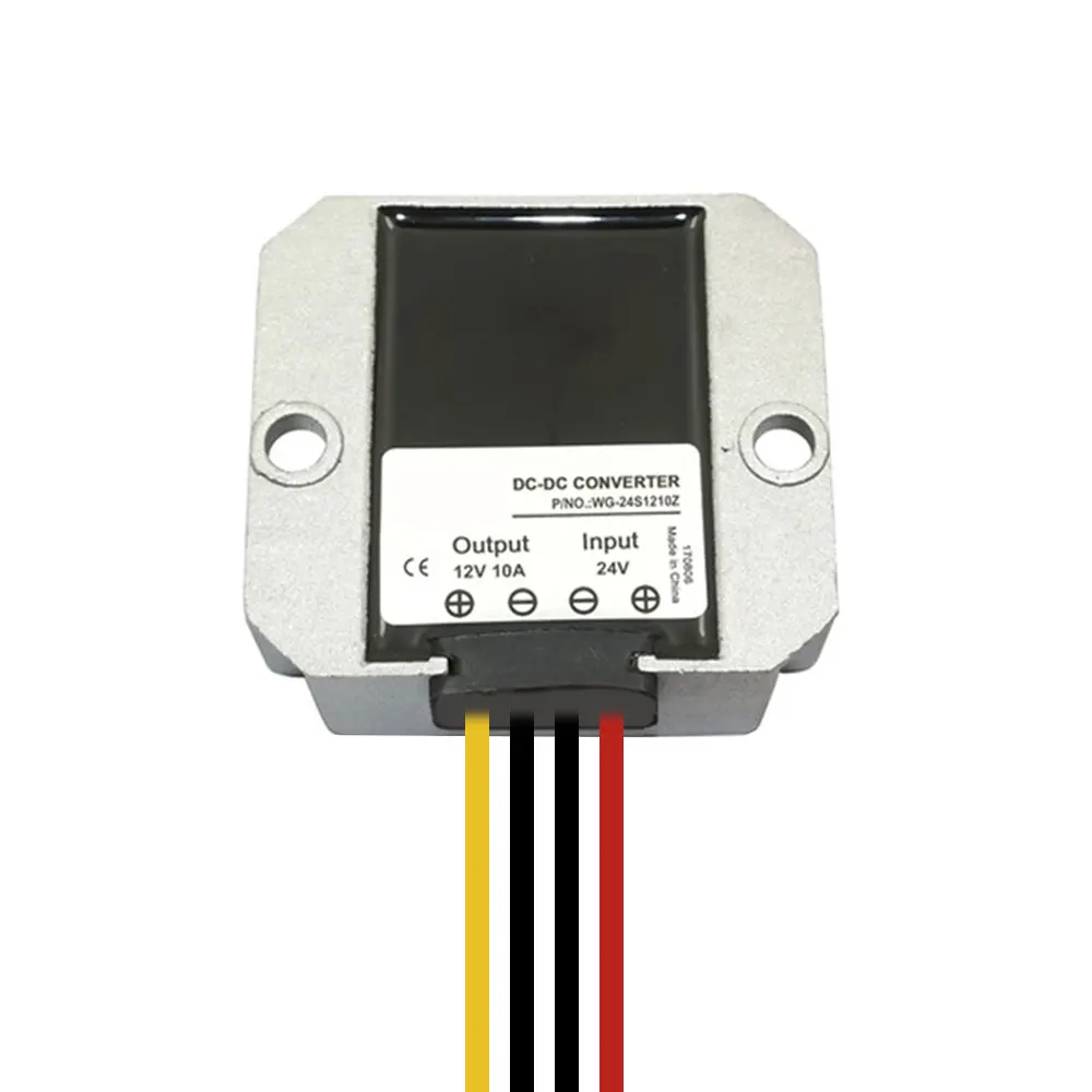 Автомобильный преобразователь питания, регулятор напряжения постоянного тока, универсальный регулятор постоянного тока 24В до 12В, понижающий адаптер