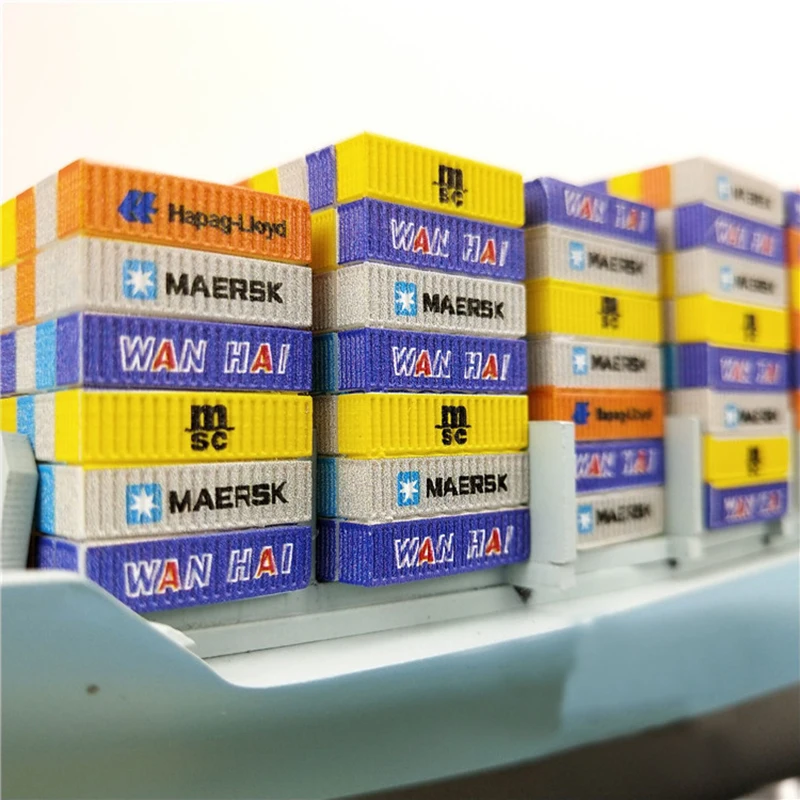 65 см модель корабля-контейнеровоза цвет Maersk контейнер корабль Статические украшения