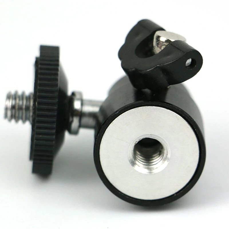 Ball Head For Camera Tripod LED Light Flash Tripod Bracket Holder Mount 1/4 Hot Shoe Adapter Cradle 1pc Tripod Ball Head