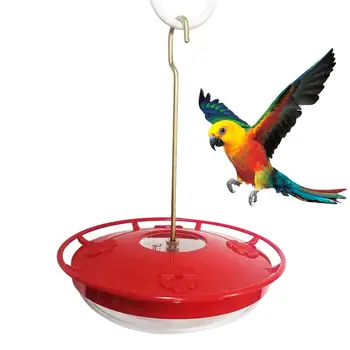 

Birds Hummingbird Feeder Round Bird Hummingbird Aviary Pet Food Water Feeding Bowl Pets Dispenser