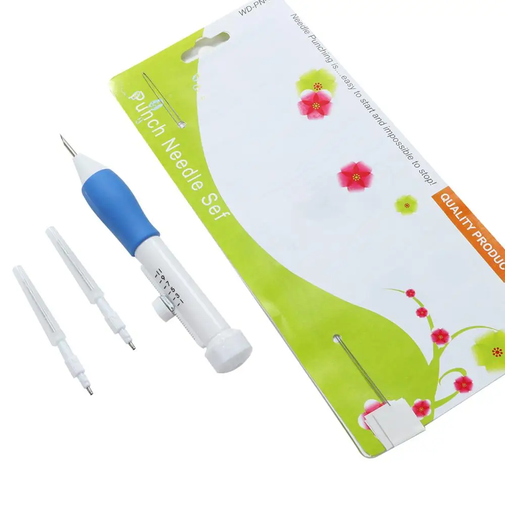 

2020 NEW Embroidery Pen Embroidery Needle Weaving Tool Fancy Art Handmaking Sewing Poking Cross Stitch Tools Crochet Needle