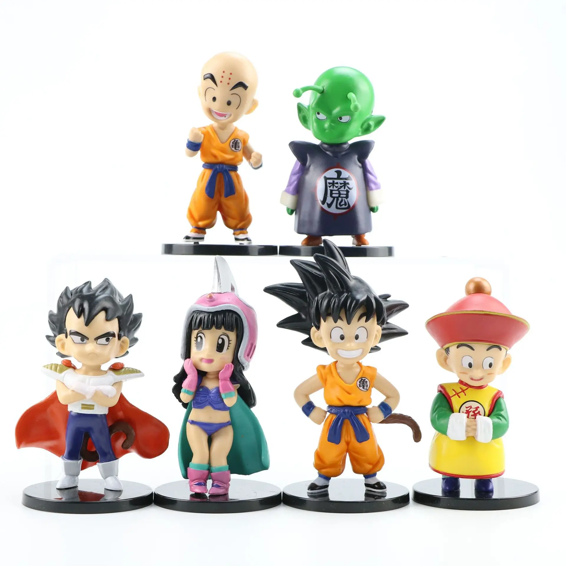 6pcs/set Dragon Ball Cartoon Hands Do Toys Monkey King Doll Bejita Model Cake Decoration dragon ball anime figure gift | Игрушки и хобби