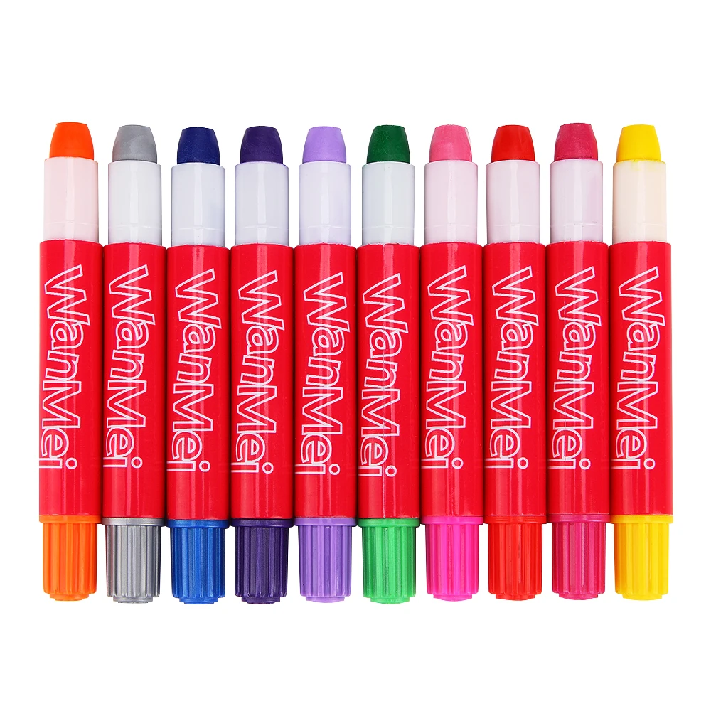 10 цветов, Временный Мел для волос, подарочный набор для девочек, нетоксичный, портативный, для окрашивания волос, Меловые карандаши, моющаяся краска для волос, карандаш