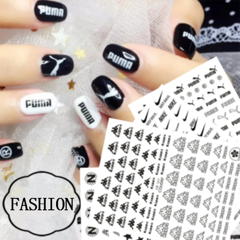 

Leopard Nail Art Stickers Manicure Design Sport Self-adhesive 3D Sticker on Nails Decals Nail Decoration Sticker Charm Tips