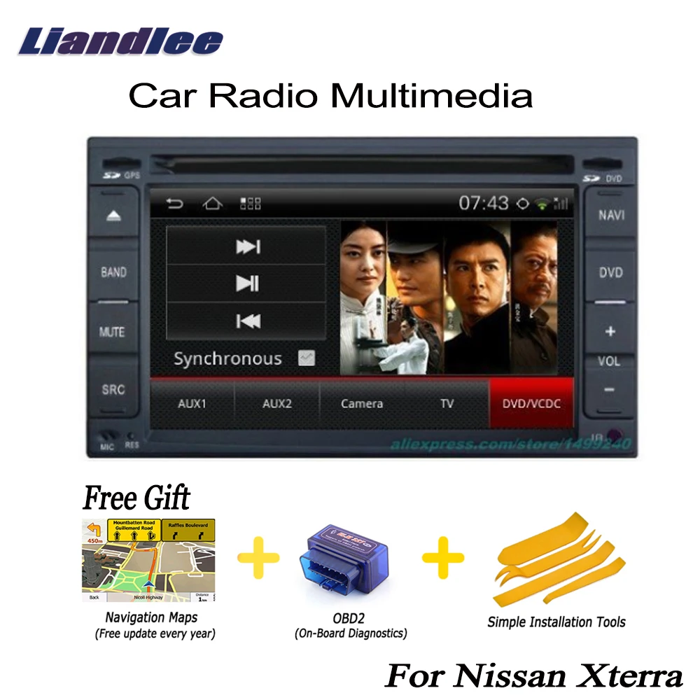 Автомагнитола для Nissan Xterra 2005 2006 2007 2008 Android GPS навигация мультимедиа радио CD