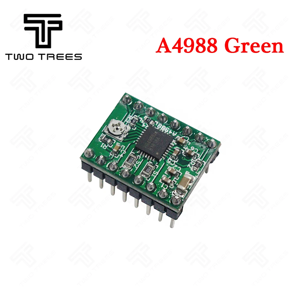 TWOTREES 3d принтер части Reprap A4988 DRV8825 шаговый двигатель драйвер модуль с радиатором Stepstick DRV8825 совместимый StepStick