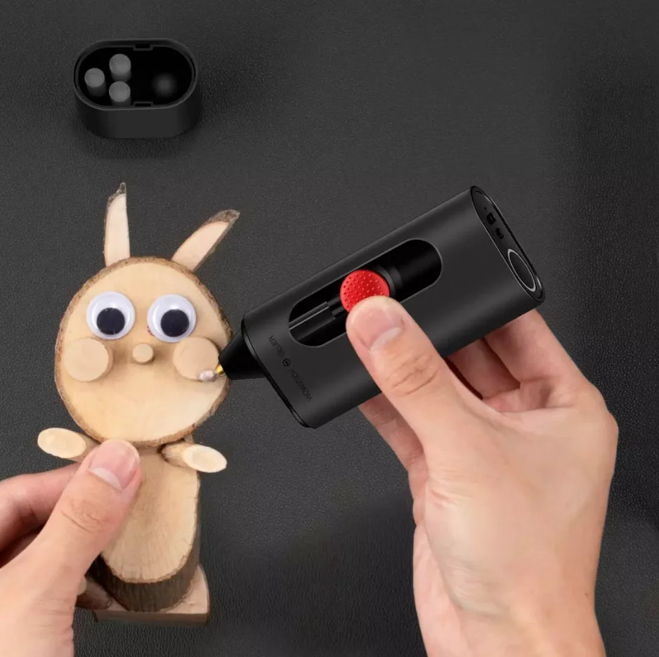 Wowstick-cordless Elétrica Hot Melt Cola Pen Gluer Tipo-c Caneta de Cola Recarregável Faça Você Mesmo Arte Artesanato Xiaomi Cola em Bastão 20 Pcs 2000mah - Image 4