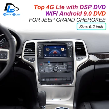 

4G Lte Android 9.0 GPS multimedia navigation system For JEEP Grand Cherokee car dvd player pillow headrest radio