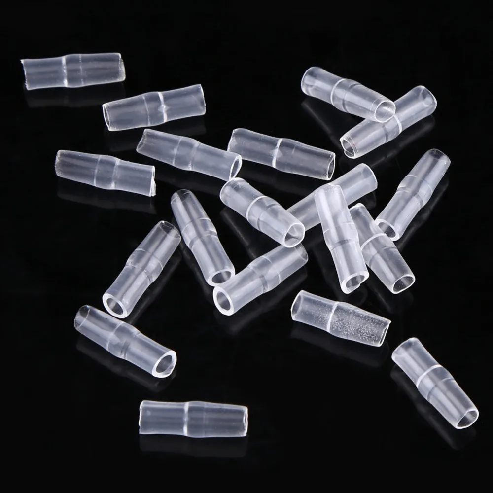 100 Sets Brass Female Male Bullet Spade Terminals Connectors 3.9mm Electrical Terminals with Insulation Sleeves for Garage